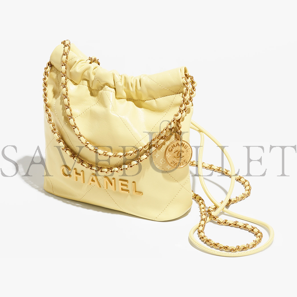 Ch*el 22 master mini handbag as3980 b08037 nn289 (20*19*6cm)